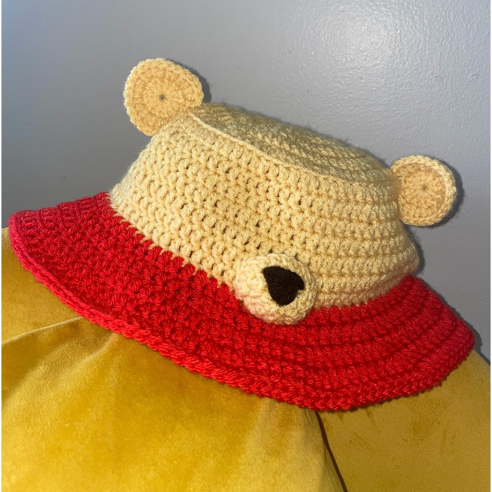 Winnie The Pooh Crochet Bucket Hat